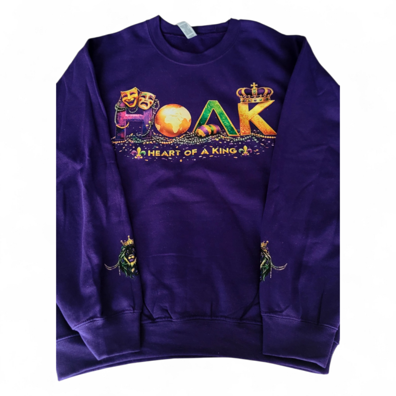 Adult Mardi Gras Sweatshirt